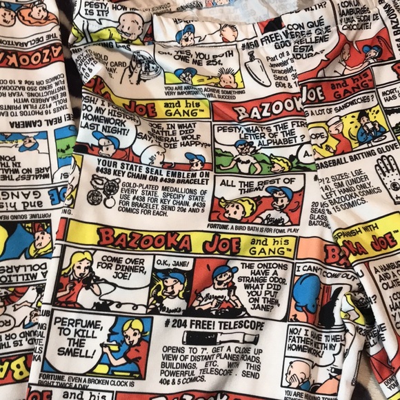 Bazooka Joe Leggings!!! - Picture 2 of 3